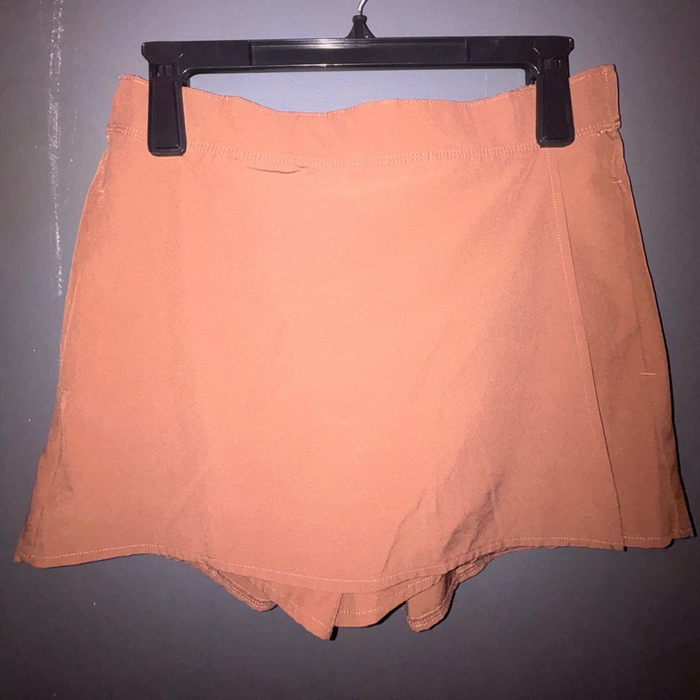 Vanilla Star Tan Skorts High-Waisted Modern Design